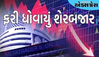 શેરબજારમાં મોટો ઘટાડો, સેન્સેક્સ 645 અને નિફ્ટી 204 પોઈન્ટના ઘટાડા સાથે બંધ થયો