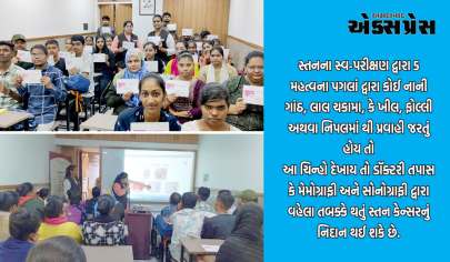 આશીર્વાદ ફાઉન્ડેશન દ્વારા સ્તન કેન્સર જાગૃતિ કાર્યક્રમનું સફળતાપૂર્વક આયોજન કરવામાં આવ્યું