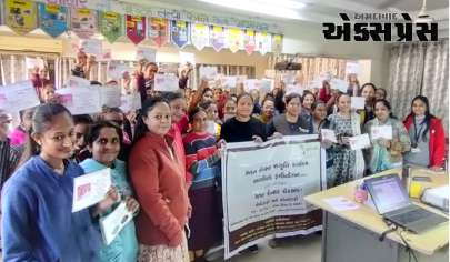 આશીર્વાદ ફાઉન્ડેશન દ્વારા સ્તન કેન્સર સ્ક્રીનીંગ ચેકઅપ તથા જાગૃતિ કાર્યક્રમનું આયોજન