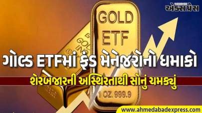 શેરબજારમાં તણાવથી ગોલ્ડ ETFમાં ઉછાળો. જાન્યુઆરીમાં ₹24,000 કરોડનો રેકોર્ડ પ્રવાહ