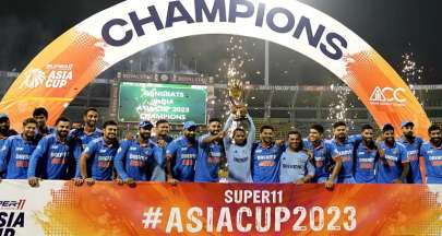 ભારતીય ક્રિકેટ ટીમે એશિયા કપ વિજયની ઉજવણી કરી