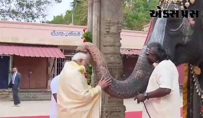 પીએમ મોદીએ શ્રી રંગનાથસ્વામી મંદિરની મુલાકાત લીધી