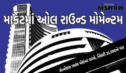 રેપો રેટમાં કોઈ ફેરફાર ન થતાં શેરમાં જોરદાર ઉછાળો, સેન્સેક્સ 1400 પોઈન્ટ વધ્યો, નિફ્ટી 23,000ને પાર