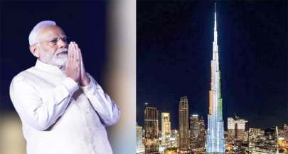 UAEએ ભારતનું ગૌરવ વધાર્યું, PM મોદીને આવકારવા બુર્જ ખલીફા તિરંગાથી ઝળહળી ઉઠ્યું