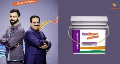 વિરાટ કોહલીએ એશિયન પેઇન્ટ્સ દ્વારા નિયો ભારત લેટેક્સ પેઇન્ટ પસંદ કર્યો