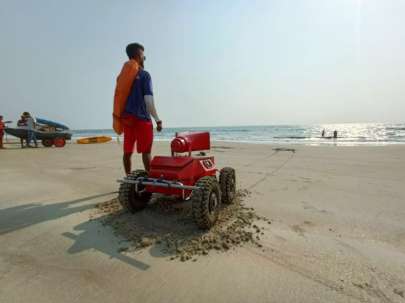 ગોવાના દરિયાકિનારા પર આર્ટિફિશિયલ ઈન્ટેલિજન્સ ધરાવતો રોબોટ જીવ બચાવશે