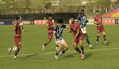 સુકુનાનો ગોલ અને રિયલ કાશ્મીરની બે રેડ કાર્ડ; રાજસ્થાન યુનાઇટેડ પોઈન્ટ ટેબલમાં ટોચ પર