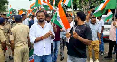 જરોદમાં ભવ્ય તિરંગા યાત્રા: ધારાસભ્ય-ભાજપ પ્રમુખની આગેવાની